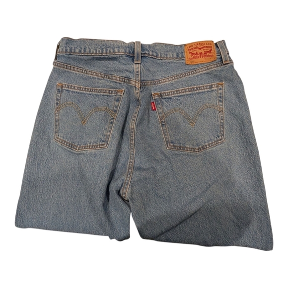 Levi's 501 Original Light Blue Ankle Jeans - Picture 2 of 7